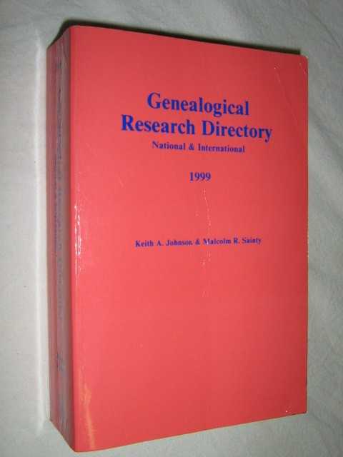 Image for Genealogical Research Directory National & International 1999