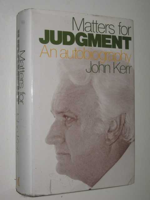 Matters For Judgement Image for Matters For Judgement