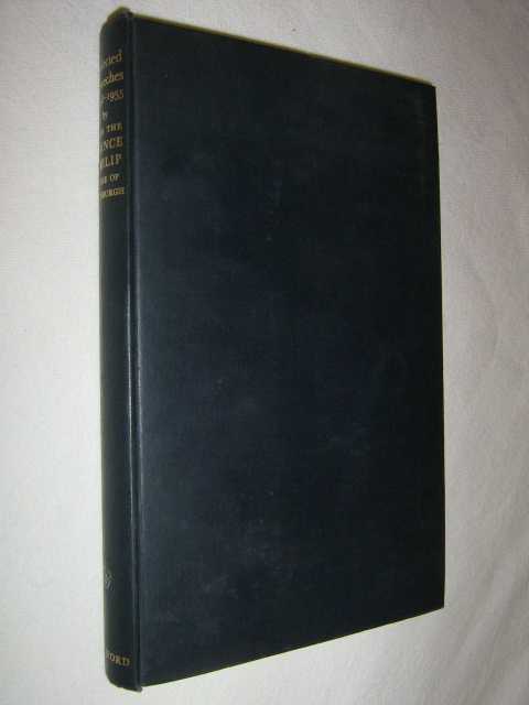 Image for Selected Speeches 1948-1955 By His Royal Highness The Prince Philip Duke Of Edinburgh