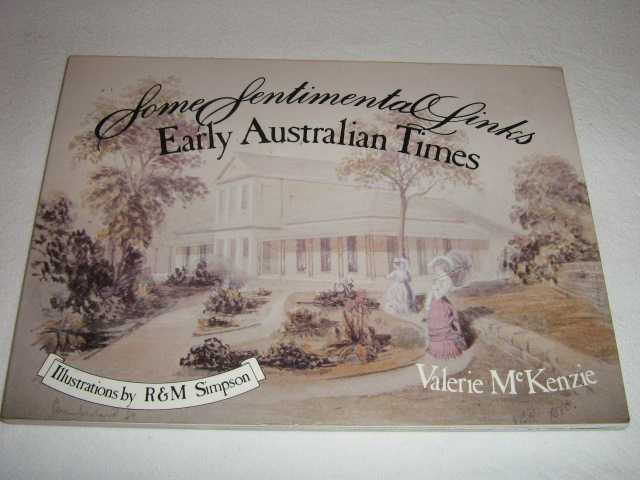 Image for Some Sentimental Links: Early Australian Times