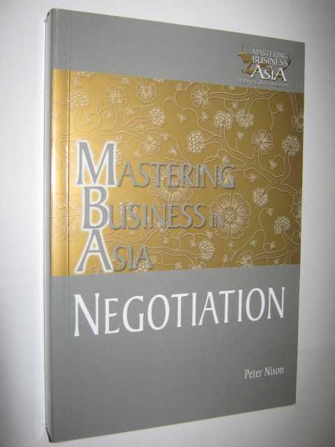 Image for Mastering Business in Asia: Negotiation