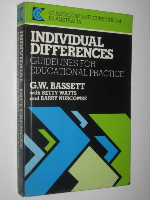 Image for Individual Differences: Guidelines for Educational Practice : Classroom and Curriculum in Australia