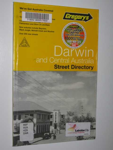 Image for Gregory's Darwin and Central Australia Street Directory
