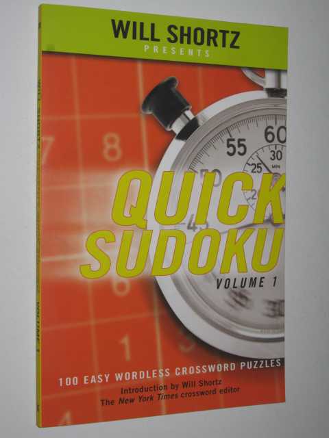 Image for Quick Sudoku : 100 Easy Wordless Crossword Puzzles