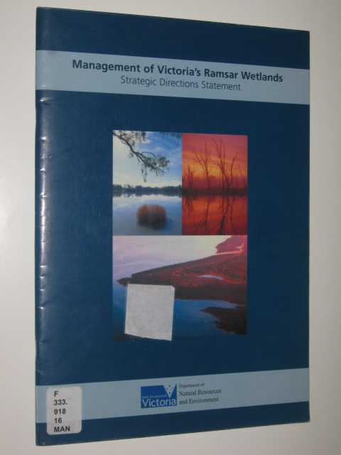 Image for Management Of Victoria's Ramsar Wetlands