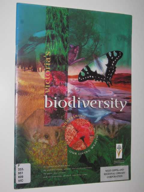 Image for Victoria's Biodiversity: Sustaining Our Living Wealth