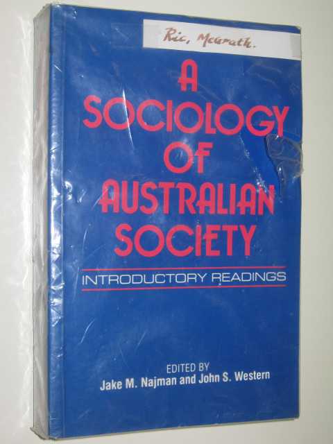 Image for A Sociology Of Australian Society : Introductory Readings