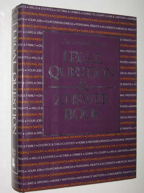 Image for Legal Question & Answer Book