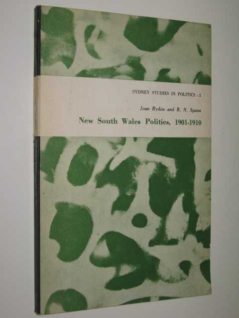 Image for New South Wales Politics, 1901-1910 - Sydney Studies In Politics Series #2