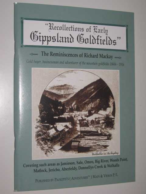 Image for Recollections of Early Gippsland Goldfields