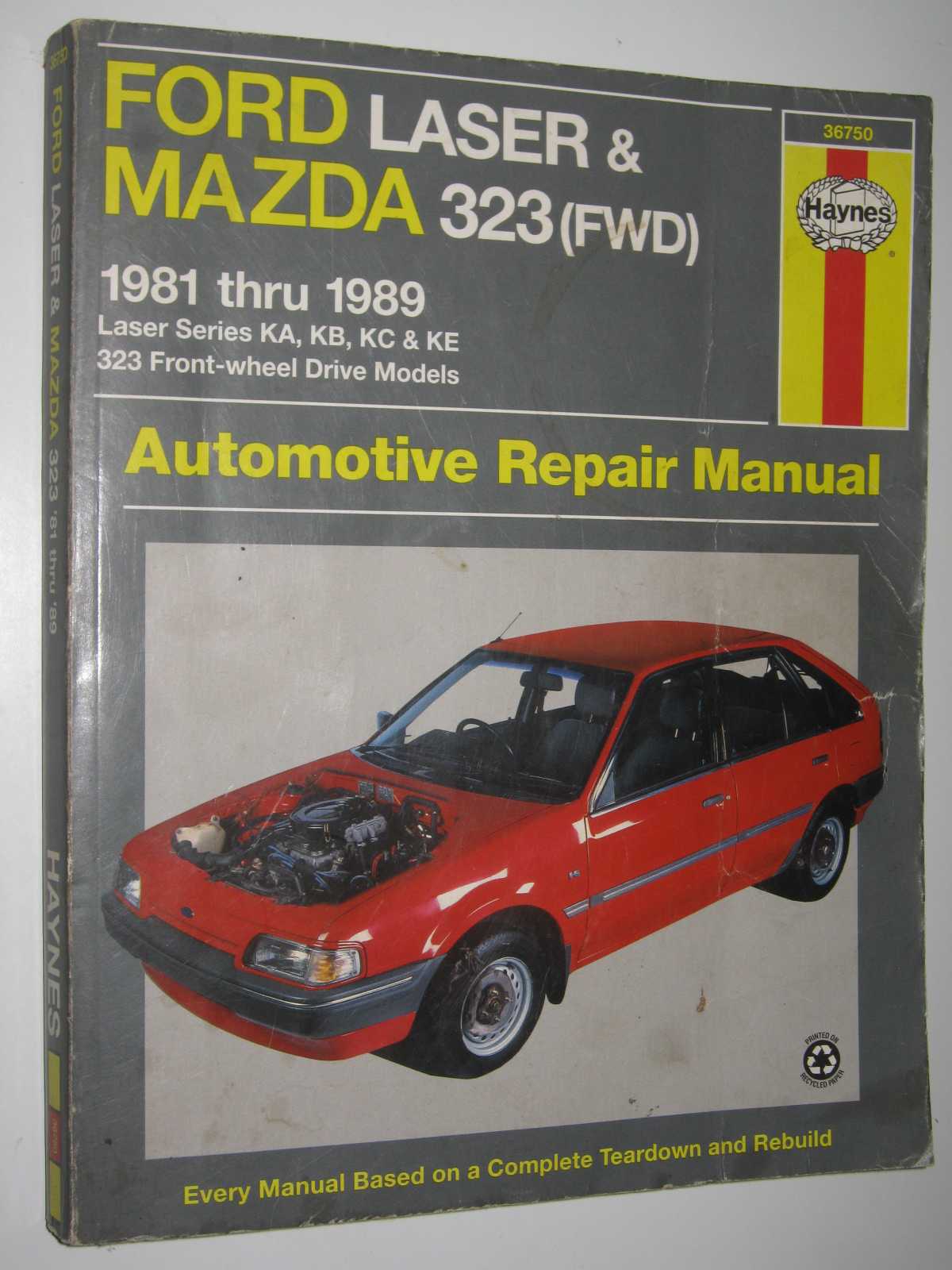 Image for Ford Laser & Mazda 323 automotive repair manual 1981 thru 1989 : Laser series