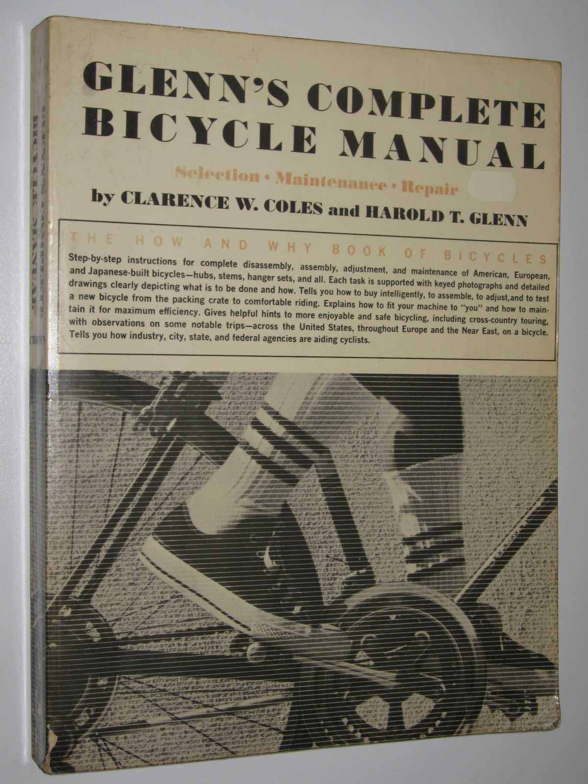 Image for Glenn's Complete Bicycle Manual : Selection, Maintenance, Repair