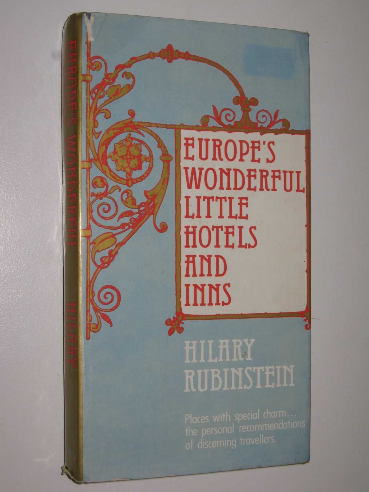 Image for Europe's Wonderful Little Hotels and Inns